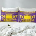 thumbnail image 4 of Erosebridal Teen Ball Gaming Football Sheet Set Twin,Sport Game Bedding Sets Twin Size,Gamer Decoration(Minnesota),3pcs, 4 of 7