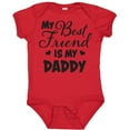 thumbnail image 3 of Inktastic My Best Friend is My Daddy with Hearts Boys or Girls Baby Bodysuit, 3 of 5