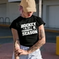 thumbnail image 2 of Hockey Is My Favorite Season - Hockey Player, Coach or Fan, Royal Blue T-Shirt, 2XL, 2 of 5