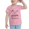 thumbnail image 3 of Sent with A Kiss from My Grandpa in Heaven Cute Toddler Tshirts for Boys Girls (Pink, Youth M), 3 of 5