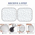 thumbnail image 6 of Daiia Party Shark Cute 2PCS Car Windshield Sun Shade, Foldable Sun Shield for Car Front Window, Auto Sun Blocker Visor Protector Universal for Truck SUV Pickup-Small, 6 of 7