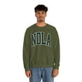 thumbnail image 5 of NOLA New Orleans Louisiana Sweatshirt Gifts Crew Neck Shirt Long Sleeve, 5 of 7