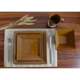 thumbnail image 5 of 16 Piece Square Beaded Stoneware Set by Lorren Home Trends, Mocca, 5 of 5