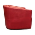 thumbnail image 4 of GTR Leather Citi 100% Top Grain  Swivel Club Armchair with Waterfall Seat, 4 of 6