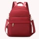 thumbnail image 4 of Bolsa Bolso Mochila clásica de nailon de Color puro para mujer, de hombro de gran capacidad para mujer, 4 of 5