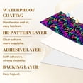 thumbnail image 6 of Peel and Stick Wallpaper Abstract Graffiti Zigzag Rainbow Colors Bold Black Wall Mural 23.6in x 9.8ft Self Adhesive Removable Wall Paper Renter Friendly Wallpaper for Man Cave Bedroom Cabinets, 6 of 8