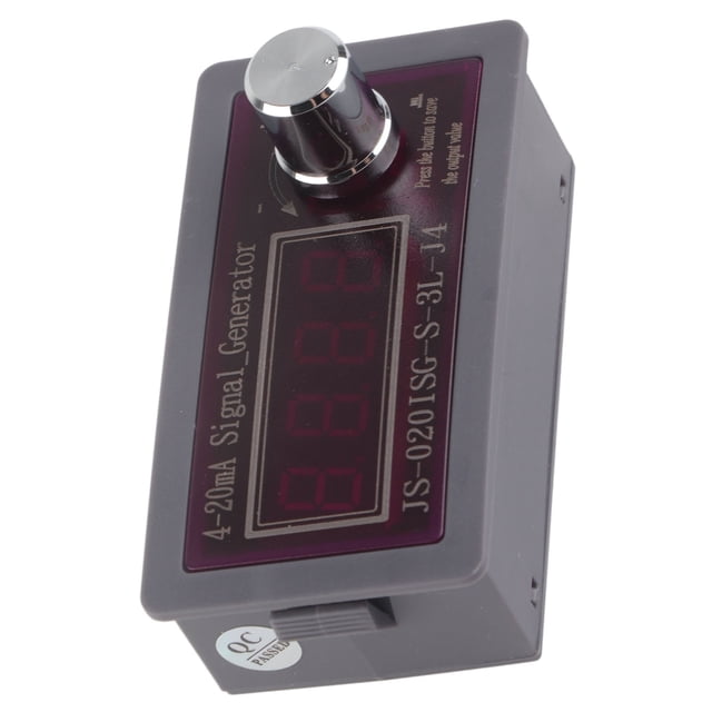 4-20mA Generator, Clear LED Display Generator Performance Reverse Polarity for PLC Debugging for Valve Adjustment