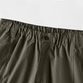thumbnail image 5 of Yaoyar Mens Summer Shorts Classic Fit Walking Hiking Casual Solid Fashion Pockets Elastic Waist Zipper Comfortable Shorts Cargo Pant, 5 of 8