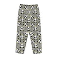 thumbnail image 3 of Lsque Panda With Crown And Stars Print Women's Pajama Pants, Lounge Pant - Comfortable Home Wear,Elastic Waistband, Stylish Design-Small, 3 of 9