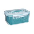 thumbnail image 1 of SDNall 1 Pcs Fruit Vegetable Storage Containers For Fridge Berries Vegetable Wash Vegetables Dehydration With Lids, 1 of 9
