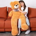 thumbnail image 5 of MorisMos Giant Teddy Bear 55" Stuffed Animal Soft Big Bear Plush Toy, 5 of 8
