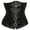 Black, variant on Shapewear Tummy Control Gothic Stempunk Underbust Corset Steel Boned Corsets And Bustiers Zipper Front Lingerie Top Body Shaper Shorts Underwear for Women