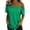 *Green, variant on Women's Short Sleeve Crisscross V Neck Keyhole T Shirts,Ladies Casual Breathable Tops,Summer Daily Wear Blouses For Women,Black,S-3XL