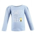 thumbnail image 4 of Hudson Baby Infant and Toddler Girl Long Sleeve T-Shirts, Wildflowers, 6-12 Months, 4 of 7