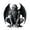 #3, variant on Crouching Winged Gargoyle Resin Figurine Set, Gothic Demon Statue 4 Styles for Halloween Party Home Decor, Spooky Dark Tabletop Ornament Gift