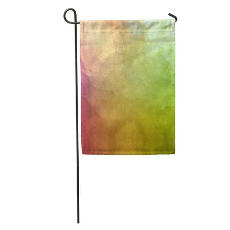 Glossy Decorative Glass KDAGR Abstract Green Pink Glossy Glass Corner Spotlight Sunshine and Blotchy Garden Flag Decorative Flag House Banner 12x18 inch ()