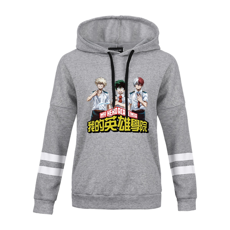 anime printed hoodies