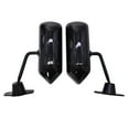 thumbnail image 4 of 2Pcs Universal F1 Style Side Mirrors Glossy Black Rear View Mirror with Blue Glass, 4 of 7