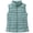 Light Blue-1, variant on Women's Puffer Vest Winter Quilted Coat Lightweight Bubble Zip Up Sleeveless Warm Stand Collar Thermal Gilet