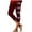Z29-Wine, variant on Women’s American Flag Print Capri Leggings, Patriotic Independence Day Yoga Pants, High Waisted 4th of July Workout 250 Anniversary USA Tights