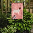thumbnail image 2 of Caroline's Treasures BB7886GF Boer Goat Pink Check Flag Garden Size , Small, multicolor, 2 of 3