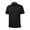 Black, variant on Men's Breeze Polo Shirts Beer Belly Breeze Short Sleeve Wear Collared Textured Shirt Stretchy Quick Dry Outerwear