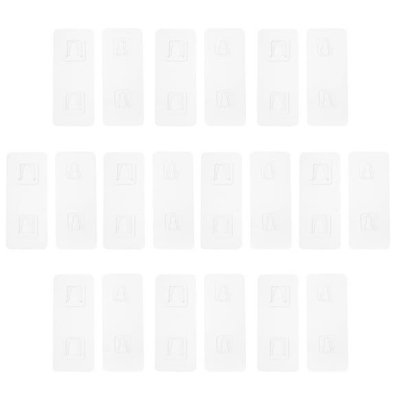 MUSEYA 10pcs Adhesive For Shower Shelves Plastic Waterproof For Bathroom Item Organization Homeowners