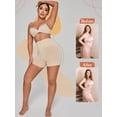 thumbnail image 3 of One Piece Women Mid Waist Mid-Thigh Lightweight Slimming Shaping Short Suitable for Base Layering, 3 of 4