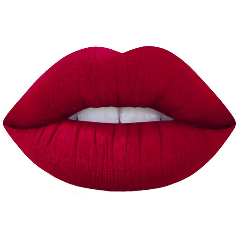 Lime Crime Velvetines Liquid Matte Lipstick, Red Rose - Walmart.com