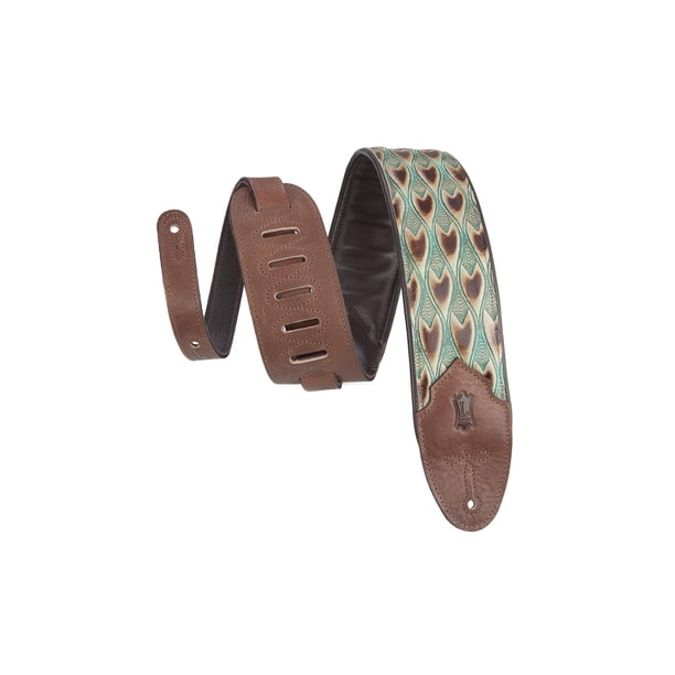 Correa para guitarra Levy's Leathers Sundance de 3 pulgadas de ancho, piel estampada