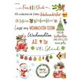 thumbnail image 2 of Christmas Candle Snowman Water Sticker Theme Activity Mood Candle Decoration Light Water Sticker, 2 of 3