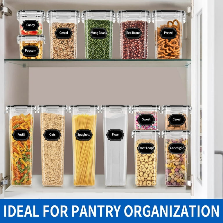 Set of 6 Snack Organizer for Pantry – Food Organization and