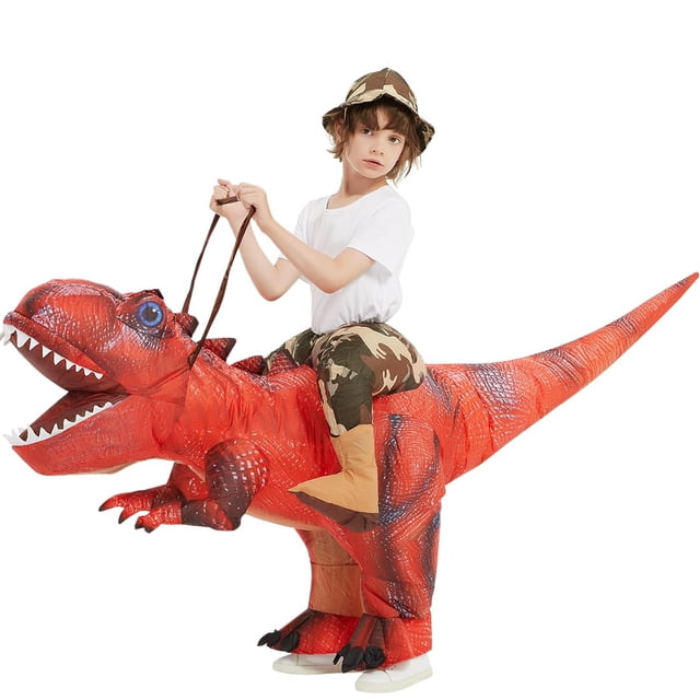 Disfraz inflable de dinosaurio GOOSH T Rex para niños en Halloween