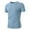 Light Blue, variant on TKYCMSUAKI Men's Ribbed Knit T-Shirts Short Sleeve Crewneck Solid Tshirt Trendy Textured Pullover Tees Summer Comfy Casual Shirts