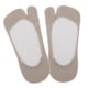 thumbnail image 4 of Calcetines invisibles Macarena Beige para mujer de corte bajo Tabi, 4 of 8