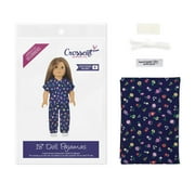 Sewing Project Kit for Beginners - Doll Outfit Blue Floral - Sewing Machine Project