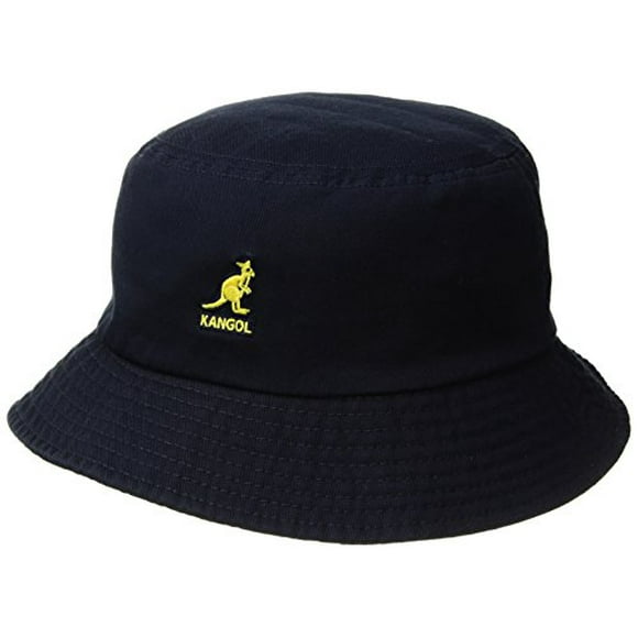 Kangol Washed Bucket Hat - Navy/S Navy, Small
