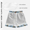 thumbnail image 3 of FORMRS Boys Swim Trunks Quick Dry Mesh Lining Beach Boardshorts, Sizes XS-XL, Cartoon Hockey Pattern, 3 of 7