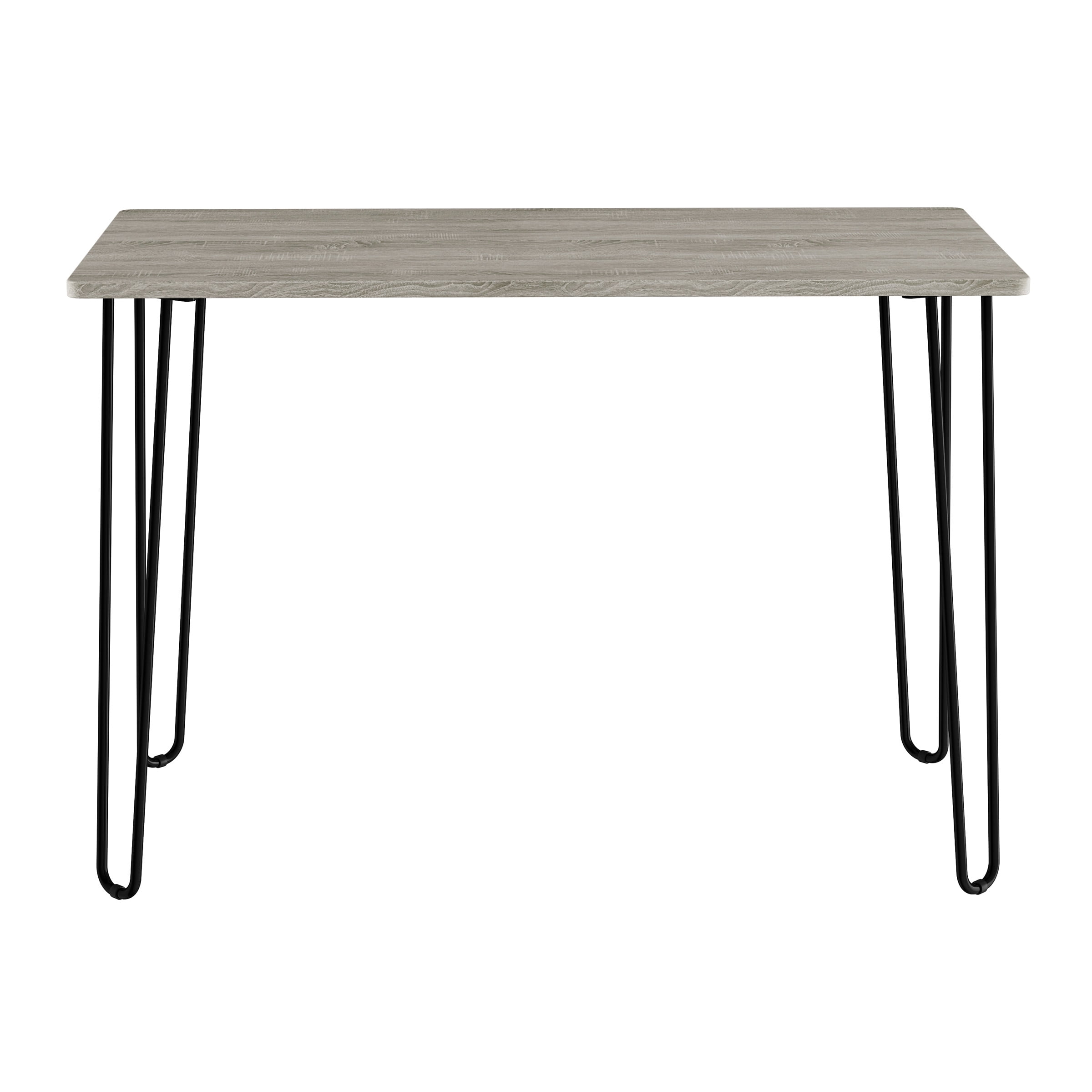 Somerset Home Modern Desk with Hairpin Legs - Home Office Furniture (Gray)