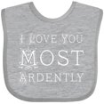 thumbnail image 3 of Inktastic I Love You Most Ardently Austen Girls Baby Bib, 3 of 4