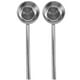 thumbnail image 5 of 2 cucharas de acero inoxidable con mango largo para sopa (plateadas), 5 of 7