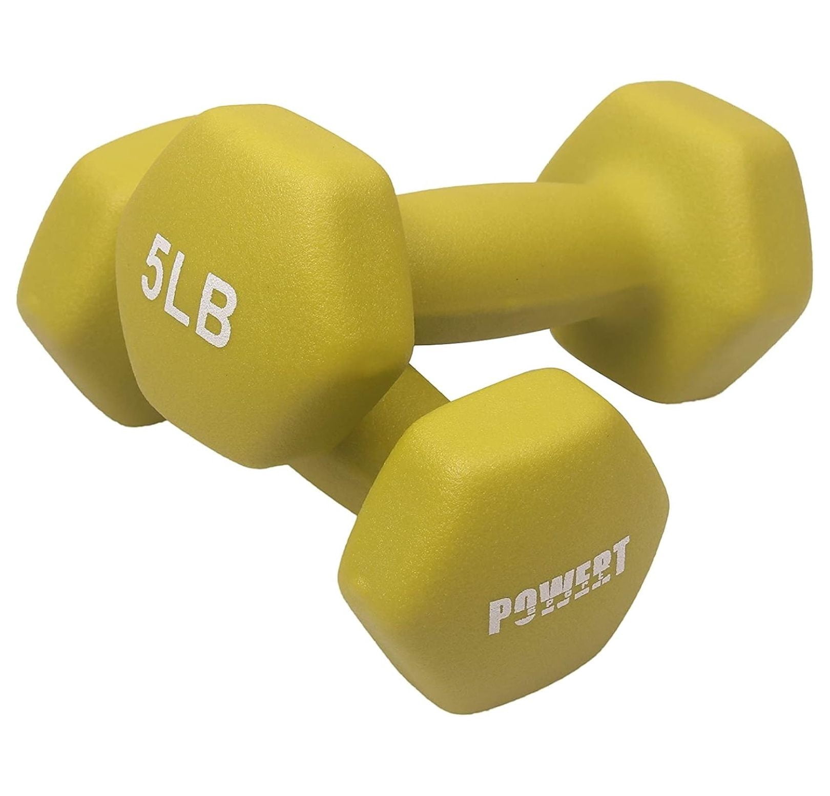 Neoprene Dumbbell - Hex Hand Weights for Women Men, 2-20 lbs Pairs, Non-Slip Coated Cast Iron, Home Gym Strength Training Exercise Equipment