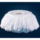 thumbnail image 3 of Cabezal de repuesto TUNC para fregona giratoria blanca 16cm 3 uds de algodón de microfibra, 3 of 5