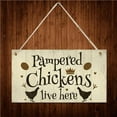 thumbnail image 1 of pitrice Chicken Coop Sign Vintage Vintage Hanging Plates Garden Plaques Wall Decor Home Decoration Farm Accessories for Outdoor Backyard No.3, 1 of 6