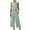 Green, variant on Tumotour 2 Pieces Going Out Outfits For Women Casual Loose Sleeveless Tank Top And Wide Leg Pant Sets Summer Matching