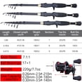 thumbnail image 5 of Sougayilang Carbon Fiber Casting Telescopic Fishing Rod and 7.1:1 GR Baitcaster Reel Fishing Combo, 5 of 7