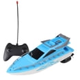 thumbnail image 3 of Lancha rápida con control remoto eléctrico, barco de juguete, piscinas, lagos, juguetes al aire libre, inalámbrico para Azul, 3 of 9