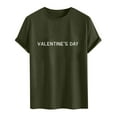 thumbnail image 4 of PNTUTB Men's Fashion Valentine's Day Themed Prints Casual Loose Crew Neck Comfortable Short Sleeve T-shirt, 4 of 5