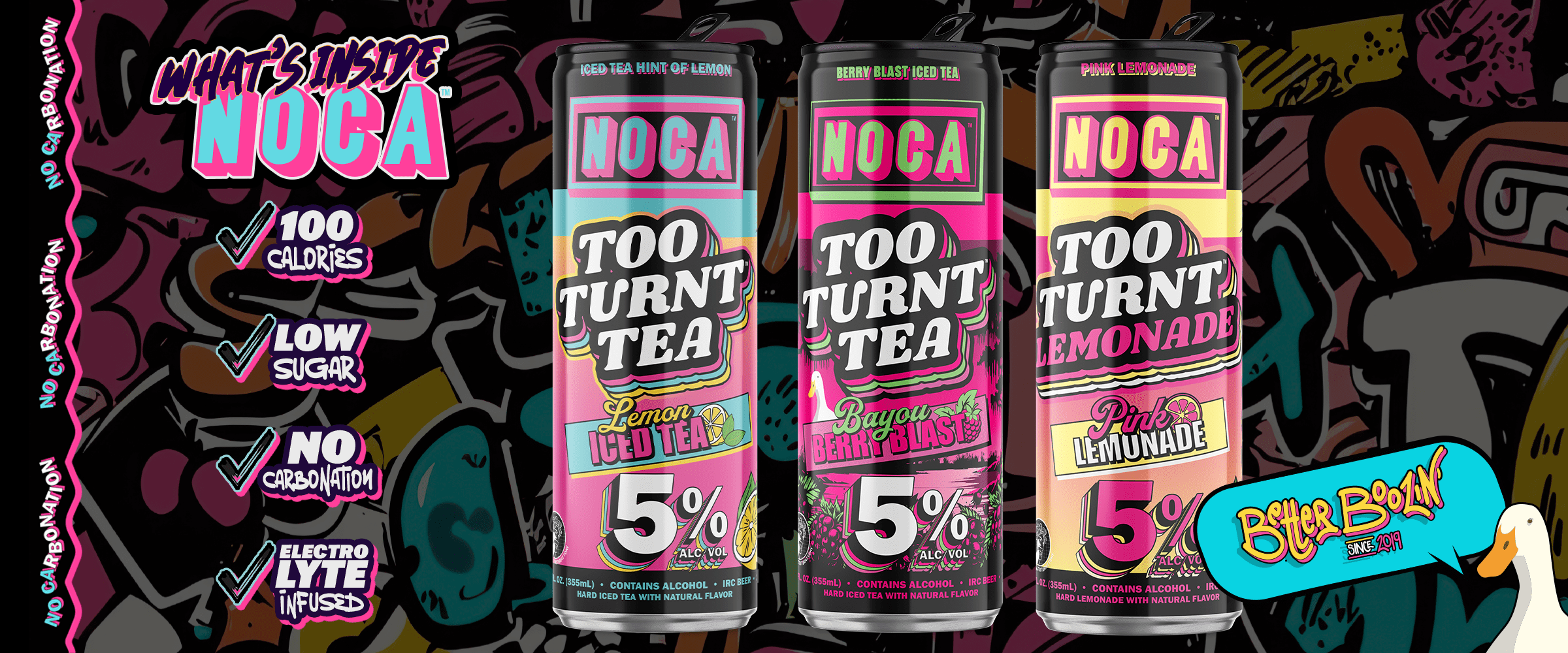Noca Too Turnt Tea Bayou Berry Blast Beer 12 - 12 fl oz Cans