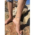 thumbnail image 3 of XIJIN Natural Stone Beaded Anklets for Women Handmade Beach Boho Multicolor Beads Ankle Bracelet Jewelry Gift for Her, 3 of 7
